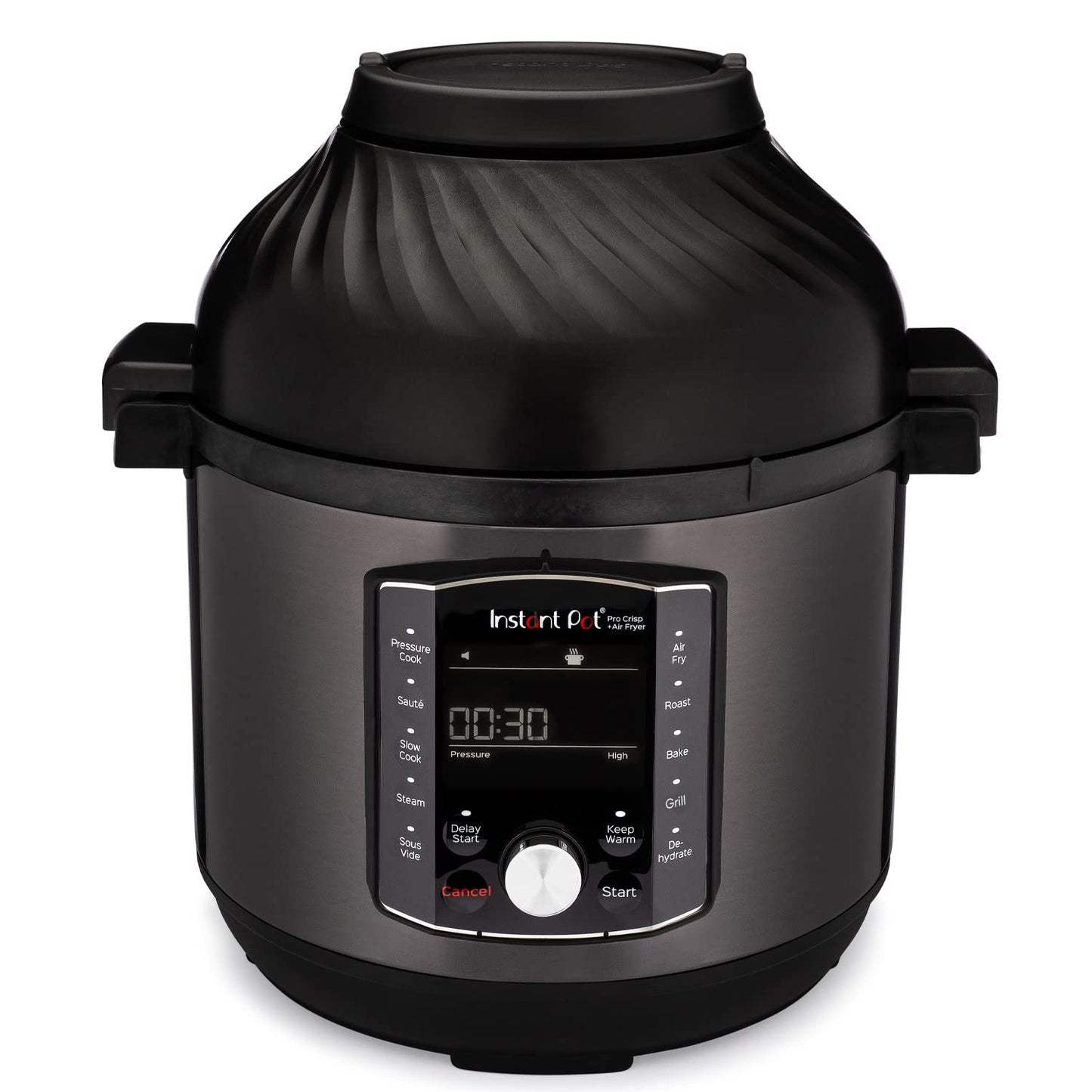 Instant Pot Pro Crisp Olla Eléctrica 11 en 1 con Freidora de Aire, 7,6 L, Acero Inoxidable