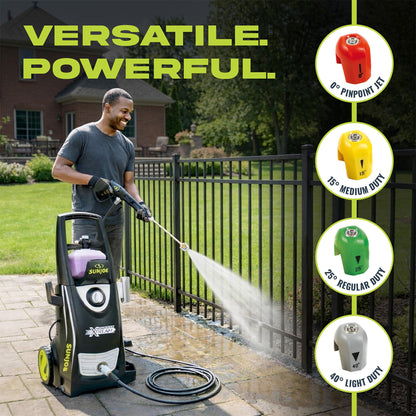 Sun Joe SPX3000-XT1 XTREAM Lavadora Eléctrica de Alta Presión 2200 PSI, 13 A
